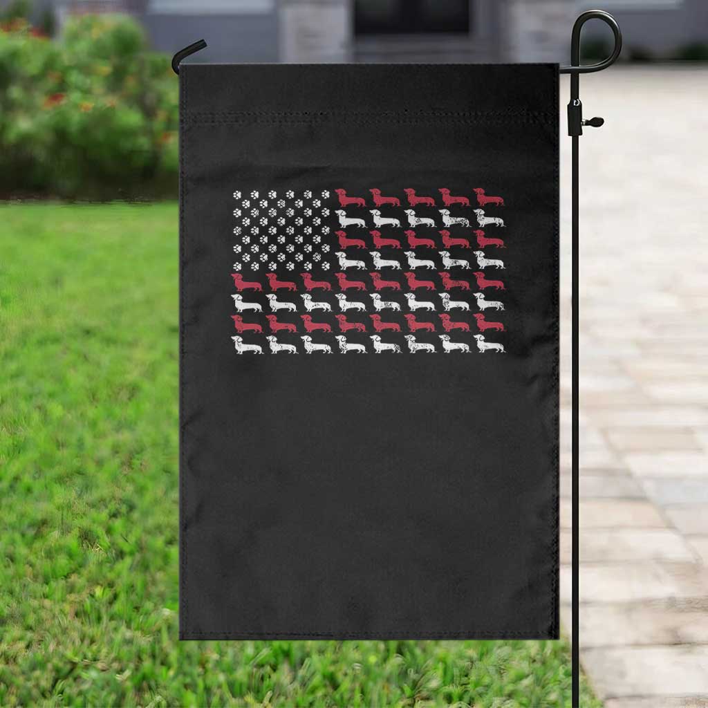 American Flag Vintage Patriotic Dachshund Dad Garden Flag Weiner Dog Fathers Day Gifts For Dog Lovers Dad TS10 Print Your Wear