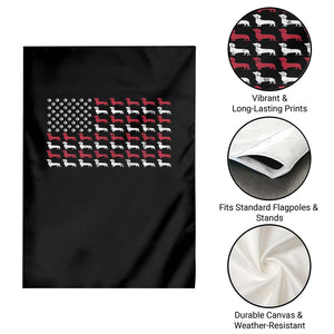 American Flag Vintage Patriotic Dachshund Dad Garden Flag Weiner Dog Fathers Day Gifts For Dog Lovers Dad TS10 Print Your Wear
