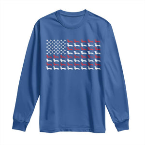 American Flag Vintage Patriotic Dachshund Dad Long Sleeve Shirt Weiner Dog Fathers Day Gifts For Dog Lovers Dad TS10 Royal Blue Print Your Wear