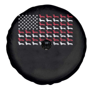 American Flag Vintage Patriotic Dachshund Dad Spare Tire Cover Weiner Dog Fathers Day Gifts For Dog Lovers Dad TS10 Print Your Wear