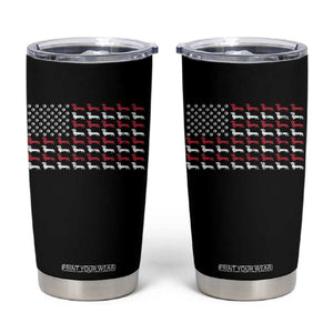 American Flag Vintage Patriotic Dachshund Dad Tumbler Cup Weiner Dog Fathers Day Gifts For Dog Lovers Dad TS10 Black Print Your Wear
