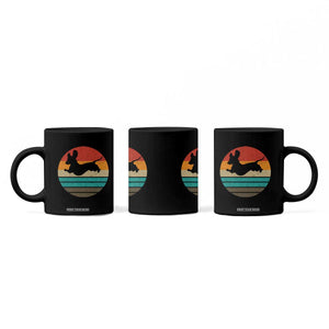 Vintage Dachshund Coffee Mug 60s 70s Retro Grunge Weiner Dog Love TS10 Print Your Wear