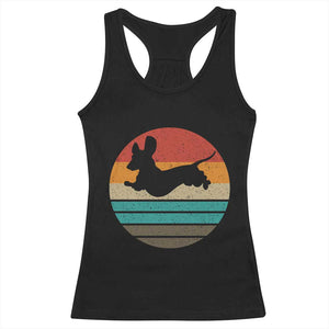 Vintage Dachshund Racerback Tank Top 60s 70s Retro Grunge Weiner Dog Love TS10 Black Print Your Wear
