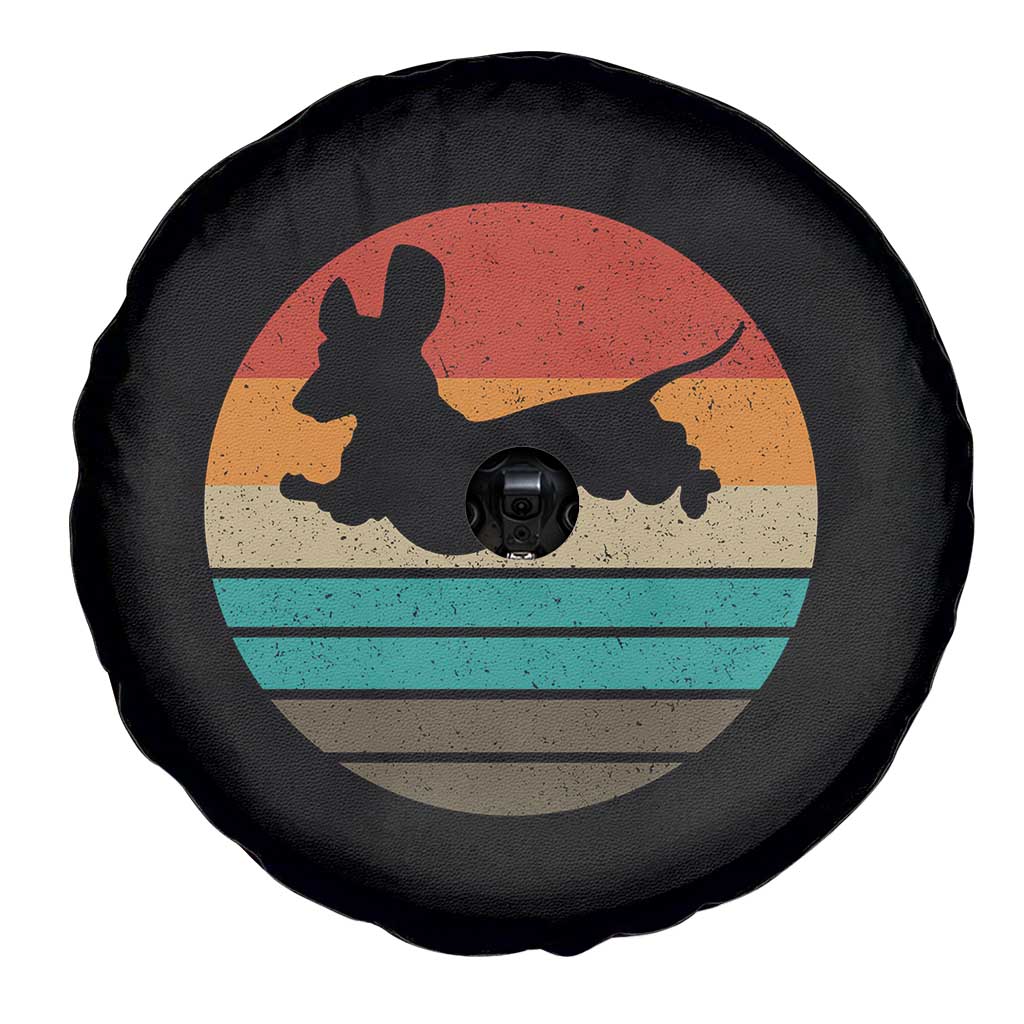 Vintage Dachshund Spare Tire Cover 60s 70s Retro Grunge Weiner Dog Love TS10 Print Your Wear