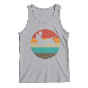 Vintage Dachshund Tank Top 60s 70s Retro Grunge Weiner Dog Love TS10 Athletic Heather Print Your Wear