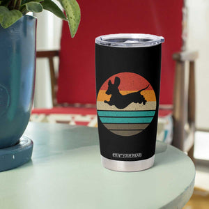Vintage Dachshund Tumbler Cup 60s 70s Retro Grunge Weiner Dog Love TS10 Print Your Wear