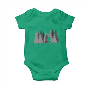 Bigfoot Walking Dachshund Baby Onesie Funny Wiener Dog Gift Forest Sasquatch Yeti TS10 Irish Green Print Your Wear