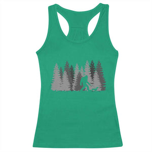 Bigfoot Walking Dachshund Racerback Tank Top Funny Wiener Dog Gift Forest Sasquatch Yeti TS10 Irish Green Print Your Wear