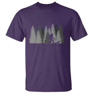 Bigfoot Walking Dachshund T Shirt Funny Wiener Dog Gift Forest Sasquatch Yeti TS10 Purple Print Your Wear