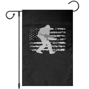 Bigfoot Gun Owner Garden Flag Camo US American Flag Sasquatch Rifle TS10 Black Print Your Wear