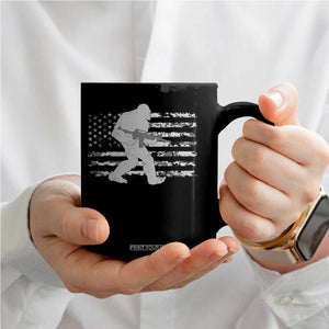 Bigfoot Gun Owner Coffee Mug Camo US American Flag Sasquatch Rifle TS10 Print Your Wear