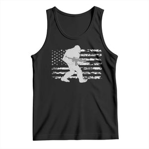 Bigfoot Gun Owner Tank Top Camo US American Flag Sasquatch Rifle TS10 Black Print Your Wear