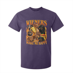 Funny Wiener Dog T Shirt For Kid Vintage Bootleg Gift For Dachshund Lover TS10 Purple Print Your Wear
