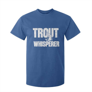 Trout Fishing T Shirt For Kid Funny Fishing Fisherman Trout Whisperer Gift TS10 Royal Blue Print Your Wear