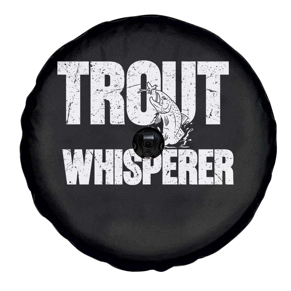 Trout Fishing Spare Tire Cover Funny Fishing Fisherman Trout Whisperer Gift TS10 Print Your Wear