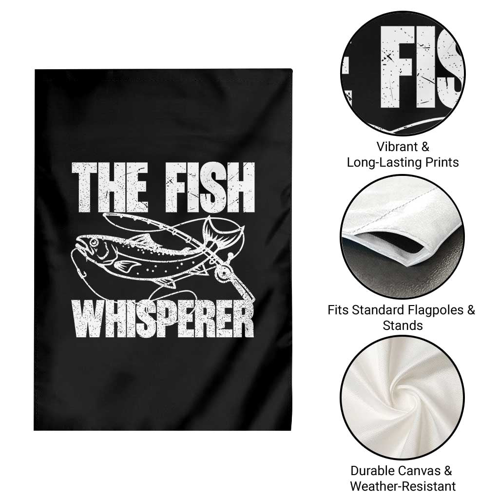 Funny Fishing Garden Flag The Fish Whisperer Lake Life Gift For Fishermen Dads TS10 Print Your Wear