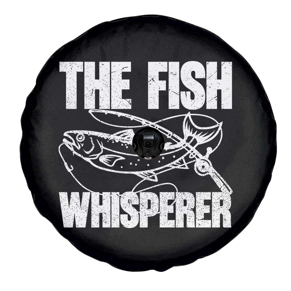 Funny Fishing Spare Tire Cover The Fish Whisperer Lake Life Gift For Fishermen Dads TS10 Print Your Wear