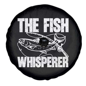 Funny Fishing Spare Tire Cover The Fish Whisperer Lake Life Gift For Fishermen Dads TS10 Print Your Wear