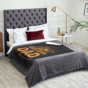 Reel Cool Dad Throw Blanket Funny Fishing Fisherman Fathers Day TS10 Print Your Wear