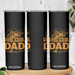 Reel Cool Dad Skinny Tumbler Funny Fishing Fisherman Fathers Day TS10 Print Your Wear