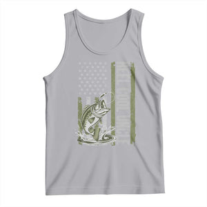 Uncle Fishing Tank Top Reel Cool Uncle Fisherman US Flag TS10 Athletic Heather Print Your Wear