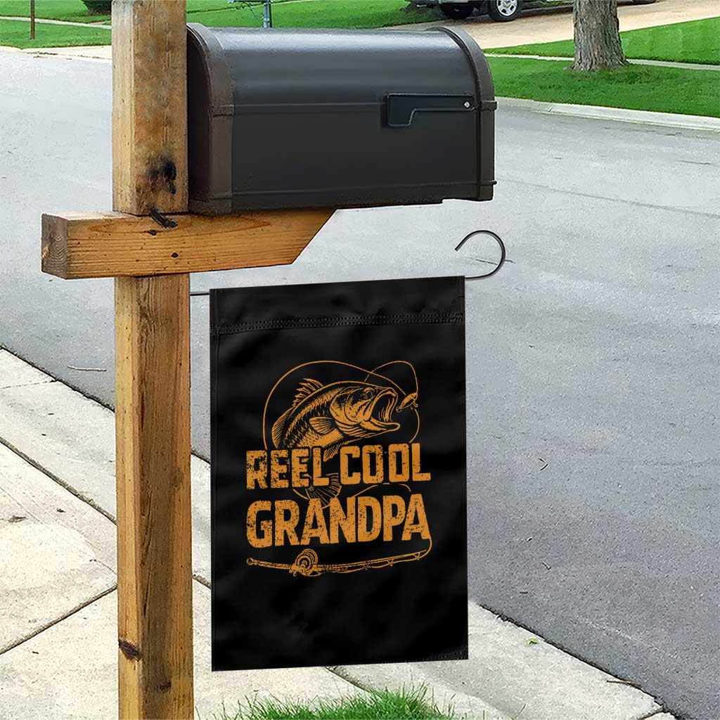 Reel Cool Grandpa Garden Flag Funny Fishing Fisherman Fathers Day TS10 Print Your Wear