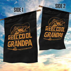 Reel Cool Grandpa Garden Flag Funny Fishing Fisherman Fathers Day TS10 Print Your Wear