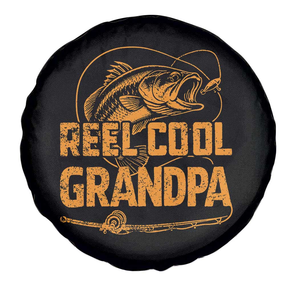 Reel Cool Grandpa Spare Tire Cover Funny Fishing Fisherman Fathers Day TS10 Print Your Wear
