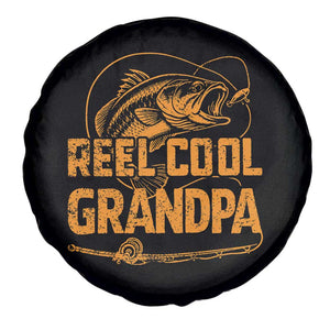 Reel Cool Grandpa Spare Tire Cover Funny Fishing Fisherman Fathers Day TS10 Print Your Wear