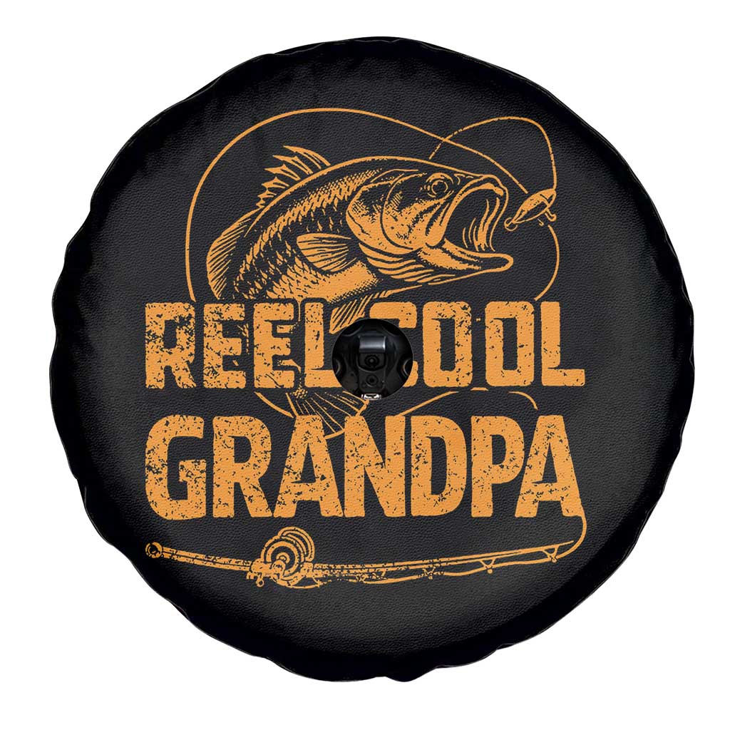 Reel Cool Grandpa Spare Tire Cover Funny Fishing Fisherman Fathers Day TS10 Print Your Wear