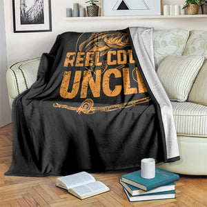 Reel Cool Uncle Throw Blanket Funny Fishing Fisherman Fathers Day TS10 Print Your Wear