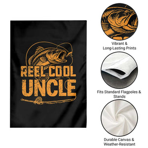 Reel Cool Uncle Garden Flag Funny Fishing Fisherman Fathers Day TS10 Print Your Wear