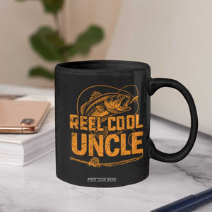 Reel Cool Uncle Coffee Mug Funny Fishing Fisherman Fathers Day TS10 Print Your Wear