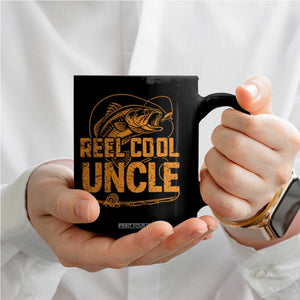 Reel Cool Uncle Coffee Mug Funny Fishing Fisherman Fathers Day TS10 Print Your Wear