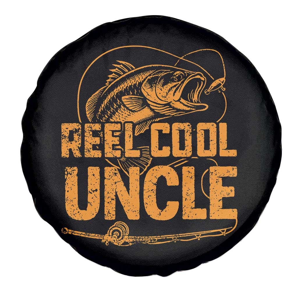 Reel Cool Uncle Spare Tire Cover Funny Fishing Fisherman Fathers Day TS10 Print Your Wear