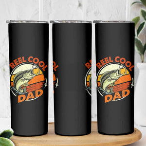 Reel Cool Dad Skinny Tumbler Funny Fathers Day Fishing Lover Fisherman TS10 Print Your Wear