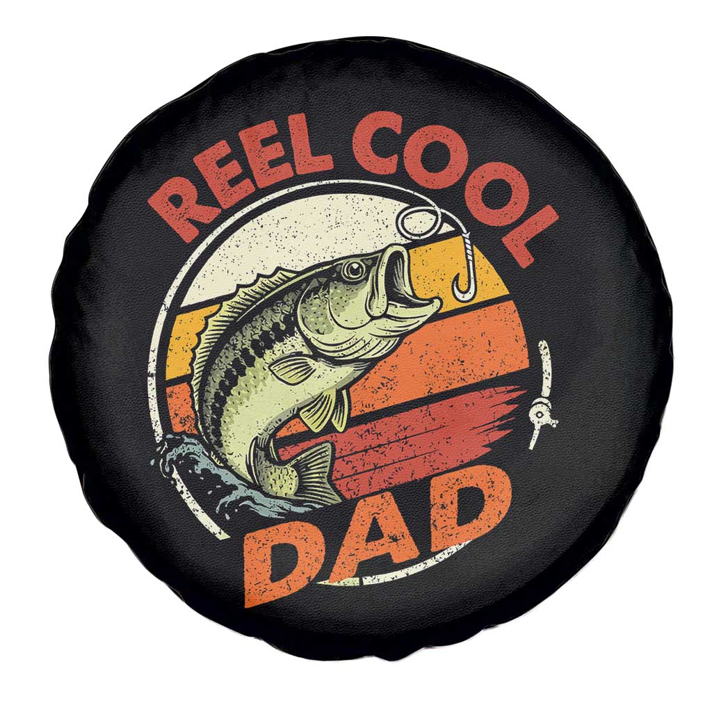Reel Cool Dad Spare Tire Cover Funny Fathers Day Fishing Lover Fisherman TS10 Print Your Wear