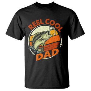 Reel Cool Dad T Shirt Funny Fathers Day Fishing Lover Fisherman TS10 Black Print Your Wear