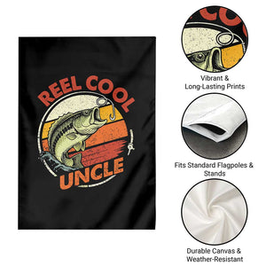 Uncle Fishing Garden Flag Reel Cool Uncle Funny Fathers Day Fisherman TS10 Print Your Wear