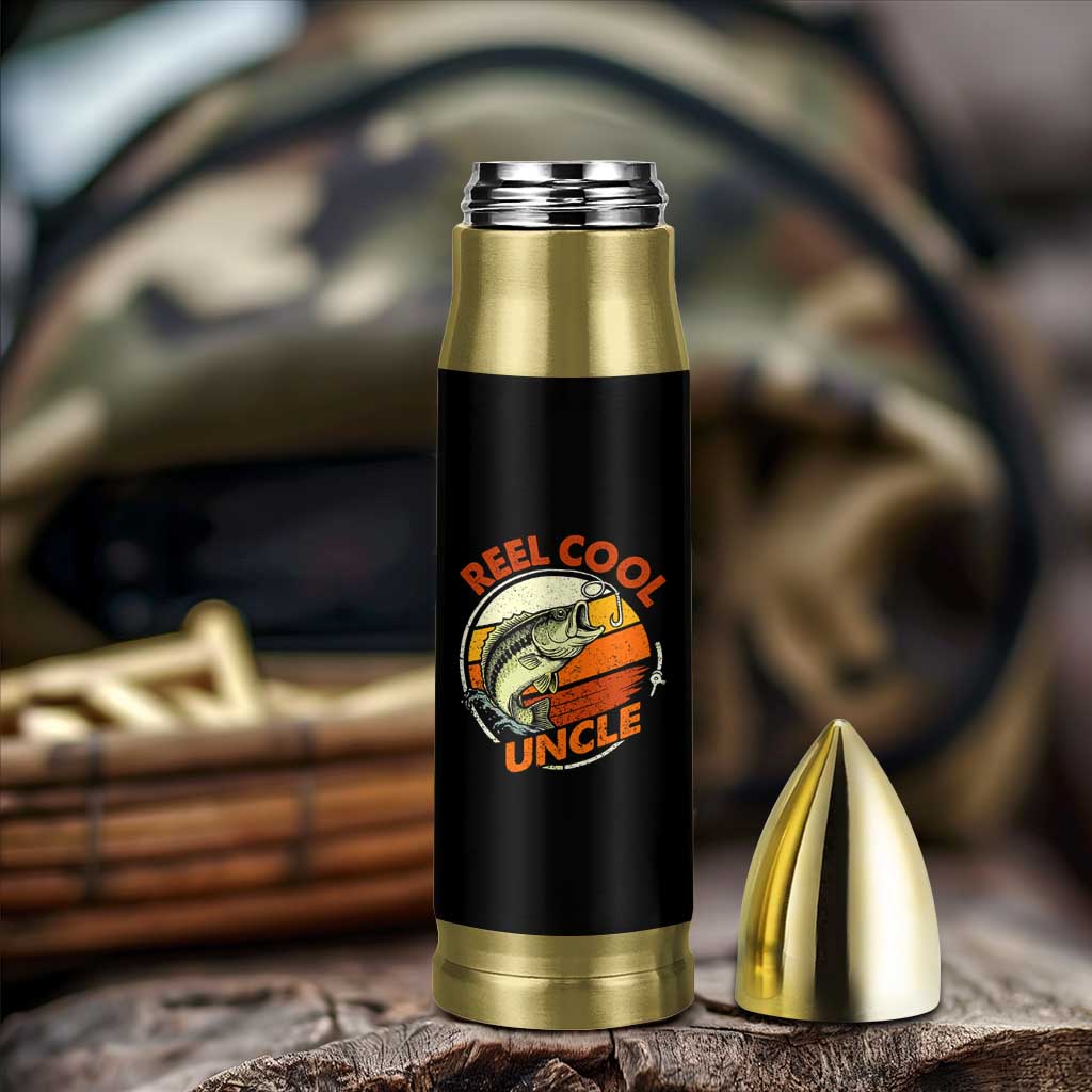 Uncle Fishing Bullet Tumbler Reel Cool Uncle Funny Fathers Day Fisherman TS10 Print Your Wear