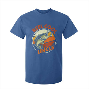 Uncle Fishing T Shirt For Kid Reel Cool Uncle Funny Fathers Day Fisherman TS10 Royal Blue Print Your Wear