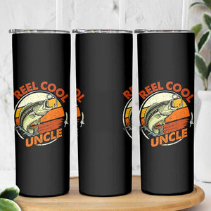 Uncle Fishing Skinny Tumbler Reel Cool Uncle Funny Fathers Day Fisherman TS10 Print Your Wear