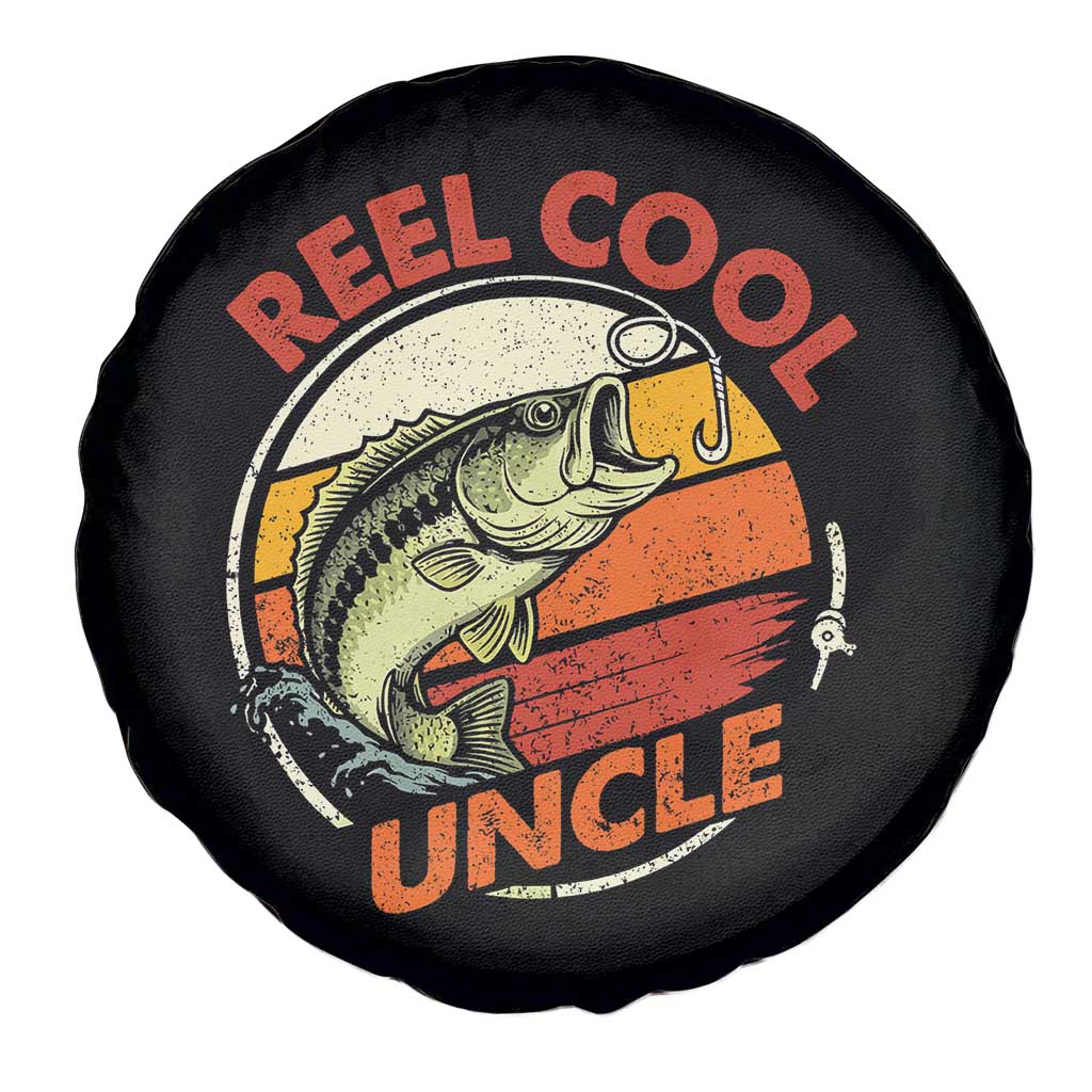 Uncle Fishing Spare Tire Cover Reel Cool Uncle Funny Fathers Day Fisherman TS10 Print Your Wear