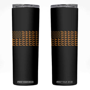 Vintage Dachshund Dad American Flag Skinny Tumbler Weiner Dog Fathers Day Gifts For Dog Lovers Dad TS10 Black Print Your Wear
