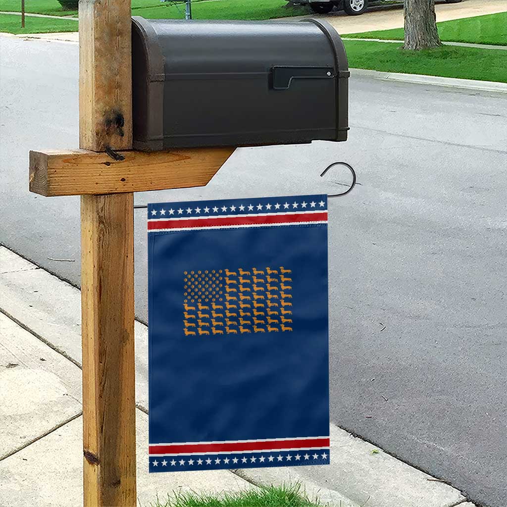 Vintage Dachshund Dad American Flag Garden Flag Weiner Dog Fathers Day Gifts For Dog Lovers Dad TS10 Classic Blue Red Print Your Wear