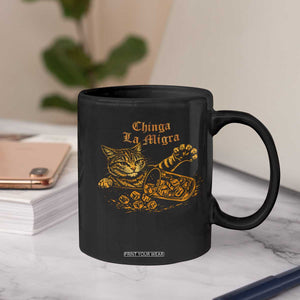 Chinga La Migra Coffee Mug Retro Protest Subtle FDT Cat Meme TS10 Print Your Wear