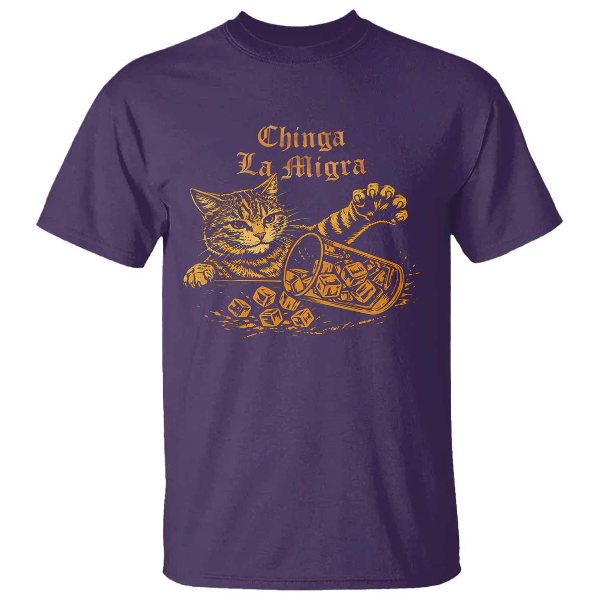 Chinga La Migra T Shirt Retro Protest Subtle FDT Cat Meme TS10 Purple Print Your Wear
