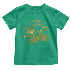 Chinga La Migra Toddler T Shirt Retro Protest Subtle FDT Cat Meme TS10 Irish Green Print Your Wear