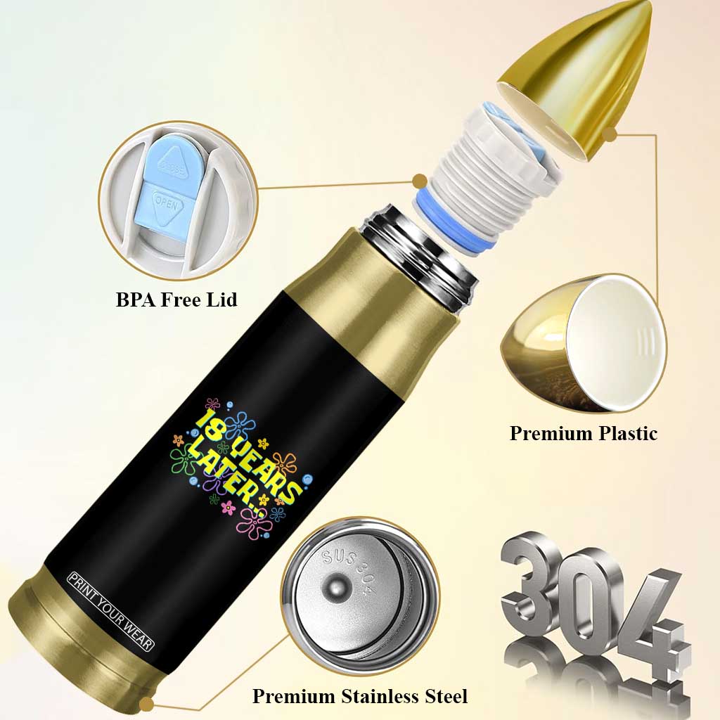 18 Years Later 18th Birthday Bullet Tumbler Eighteen Party Funny Meme TS10 Print Your Wear
