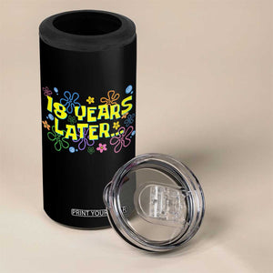 18 Years Later 18th Birthday 4 in 1 Can Cooler Tumbler Eighteen Party Funny Meme TS10 Print Your Wear